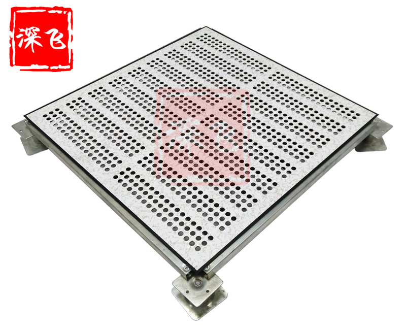 深飛焊管型小圓孔通風(fēng)防靜電地板（通風(fēng)率：20-25%）